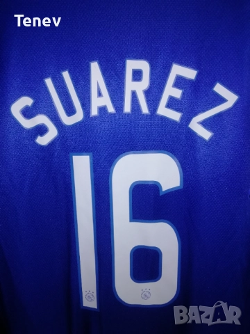 Аякс Луис Суарес Adidas оригинална тениска фланелка екип Ajax Suarez , снимка 4 - Тениски - 52890655