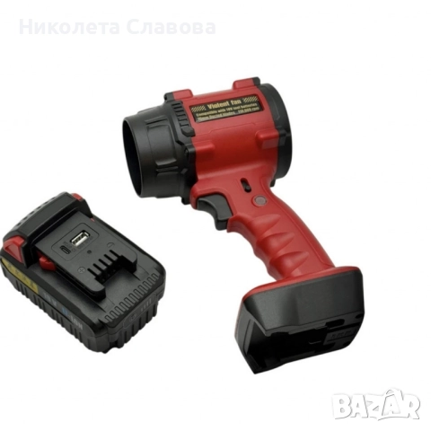 Мощен акумулаторен вентилатор Violent Fan F018 – 110,000 RPM сила за охлаждане и продухване, снимка 2 - Други стоки за дома - 51679817