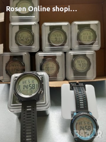 Водоустойчив мъжки спортен часовник LED кварц с големи цифри, снимка 10 - Мъжки - 40654796