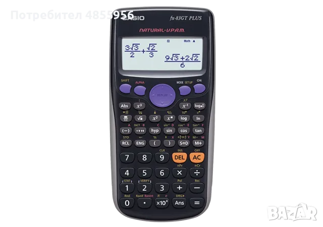 Калкулатор - Научен Калкилатор CASIO fx-83GT PLUS, снимка 2 - Ученически пособия, канцеларски материали - 56233976
