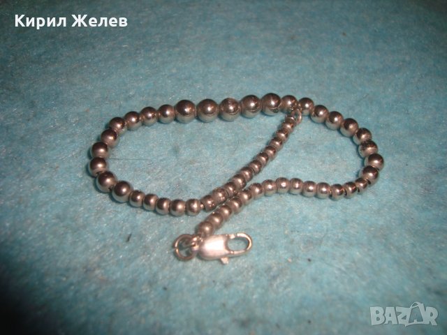 КРАСИВА СРЕБЪРНА или ПОСРЕБРЕНА ВИНТИДЖ АРТ ГРИВНА 25881, снимка 10 - Гривни - 35871245