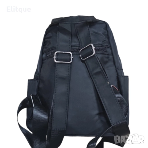 Малка раница от непромокаема материя с три джоба , снимка 2 - Раници - 52905736