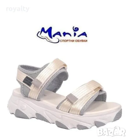 Дамски спортни сандали в сиво