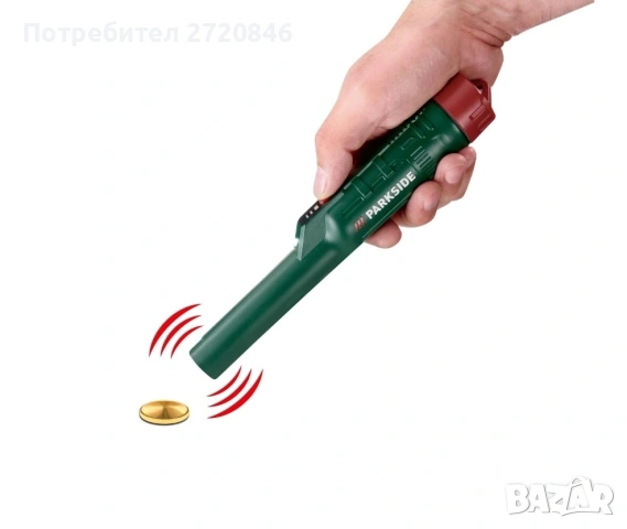 ръчен детектор за метали (пин пойнтер) Парксайд /Parkside , снимка 2 - Други инструменти - 53282474