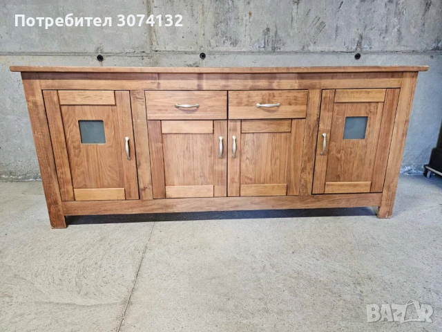 Контрабюфет в стил Рустик ( изцяло от масив), снимка 5 - Бюфети - 50674252