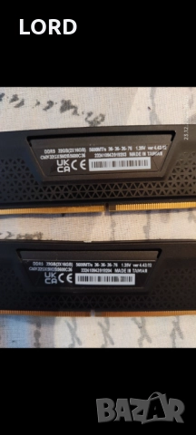 Рам памет 32GB DDR5 5600 Corsair Vengeance , снимка 3 - RAM памет - 52886865