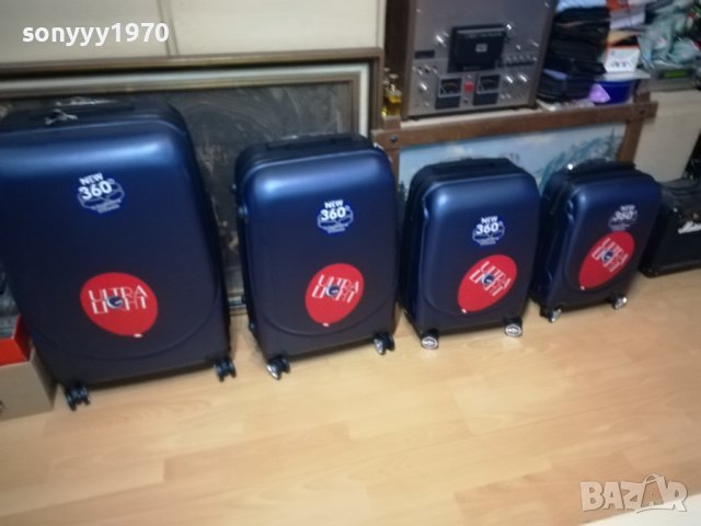 КУФАРИ 4БР НОВИ С ТВЪРДИ СТРАНИЦИ И КОЛЕЛЦА 1108231005