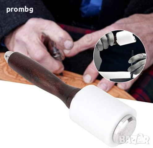 кожарски, сарашки чук от тефлон и дърво, 2 модела, снимка 3 - Други инструменти - 31162587