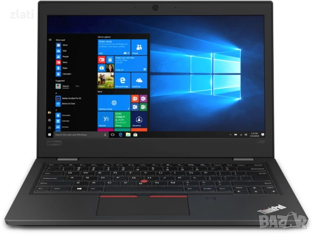 Лаптоп Lenovo ThinkPad L390 - 13.3" - i5-8265U 1.6GHz / 8GB RAM DDR4 / SSD 256GB / Win 11 Pro