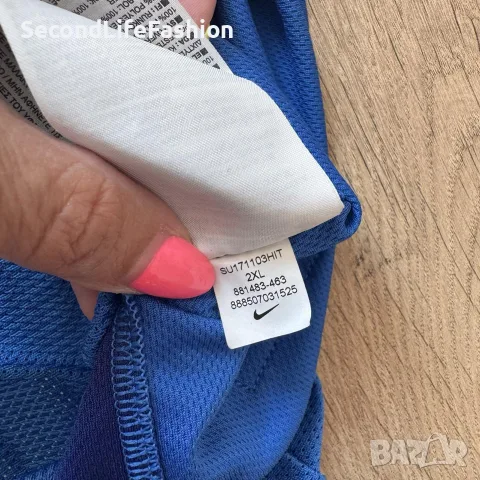 Nike футболна тениска Дания 17/19 колекционерска размер XXL, снимка 8 - Футбол - 55817515