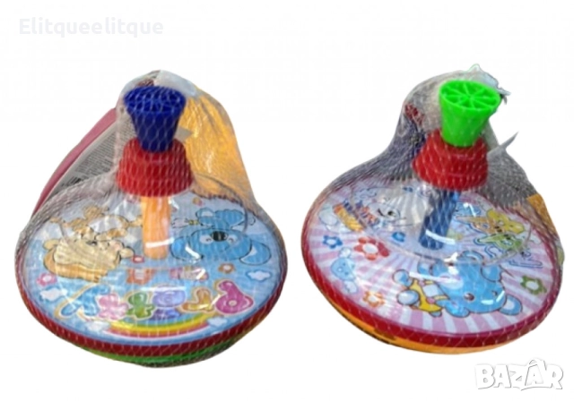 Многоцветен пумпал с картинка, снимка 6 - Други - 52284186