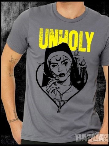 Тениска с щампа UNHOLY