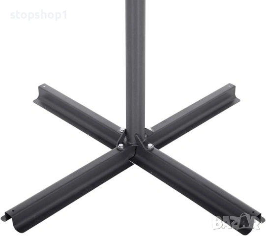 Hespéride - Кръгъл конзолен чадър Janeiro в шистово сиво - 3 м - Шистово сиво, снимка 3 - Градински мебели, декорация  - 53859629