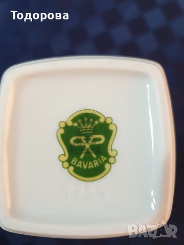 Стилна порцеланова ваза -Бавария, снимка 5 - Вази - 47814418