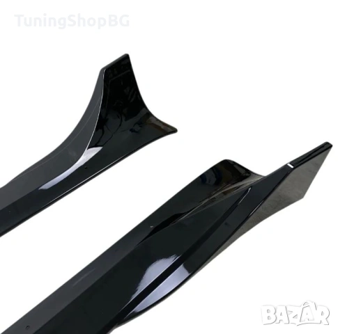 Добавки за прагове за Tesla Model Y черен гланц, снимка 4 - Аксесоари и консумативи - 53151964