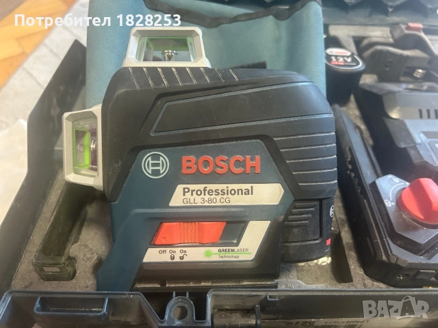 Bosch Professional GLL-3-80 CG Лазер със зелен лъч, снимка 5 - Други инструменти - 52812910