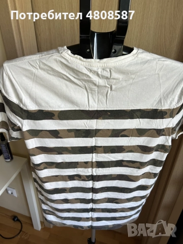Мъжка тениска Зара/ZARA, снимка 5 - Тениски - 55162798