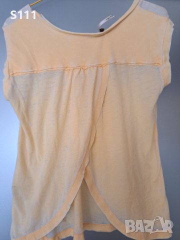 Уникален оригинален топ KHUJO с интересен гръб, размер S, снимка 5 - Потници - 42219421