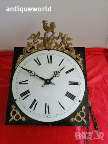 Стар Френски Часовников Механизъм за Паркетен Часовник, снимка 1 - Антикварни и старинни предмети - 41753784