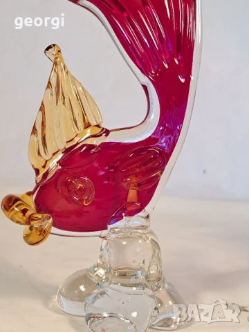 цветна стъклена риба Murano , снимка 2 - Декорация за дома - 50946013
