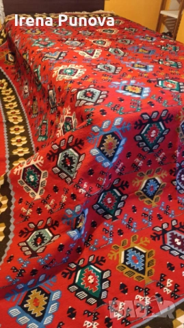 Чисто нов Чипровски килим 3.03 × 2.20 м – ръчна изработка, с етикет, снимка 6 - Килими - 53776252