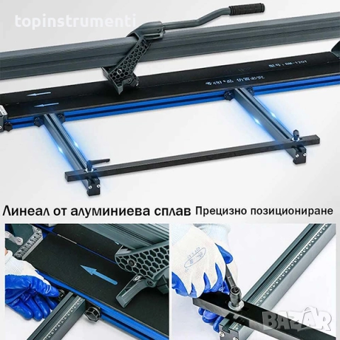 Машина за рязане на плочки 1200 мм, 6-20 мм, Hercules BM-120T, с лазер, снимка 2 - Други инструменти - 52562904