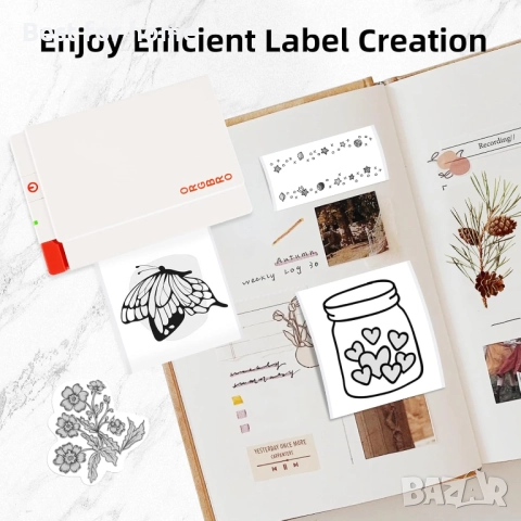 Принтер за стикери ORGBRO, снимка 7 - Друга електроника - 52564053