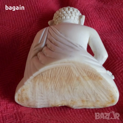 Статуя на Буда от слонова кост., снимка 4 - Статуетки - 53757922