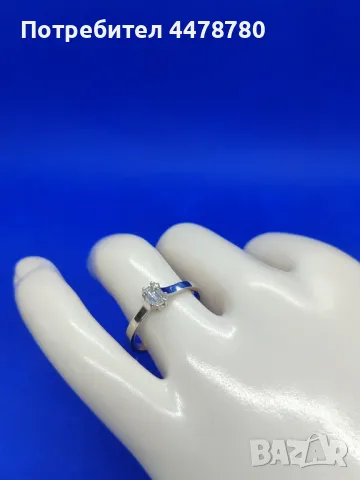 Годежен Пръстен с Диамант, снимка 4 - Пръстени - 50403617