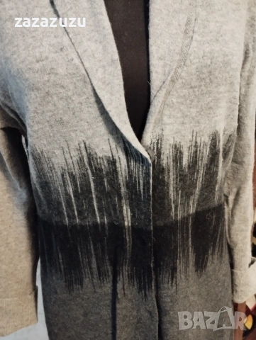ВЛНА И АНГОРА дамска дълга жилетка, снимка 3 - Жилетки - 53190926