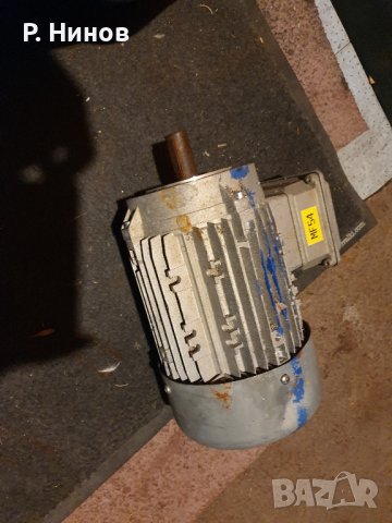 ел.двигател/ електромотор/ електродвигател 2.2 kW 1420 оборота фланец 160мм 24мм ос   борд 95 мм, снимка 3 - Електродвигатели - 41979734