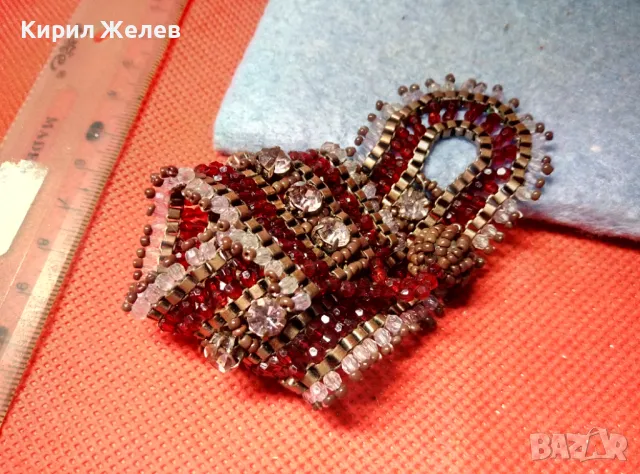 МЪНИСТЕНА ВИНТИДЖ ГРИВНА КРАСИВА РЪЧНА АРТ ИЗРАБОТКА 47334, снимка 8 - Гривни - 47315965