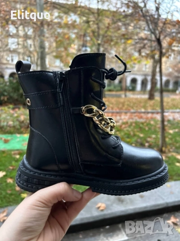 кожени детски боти 