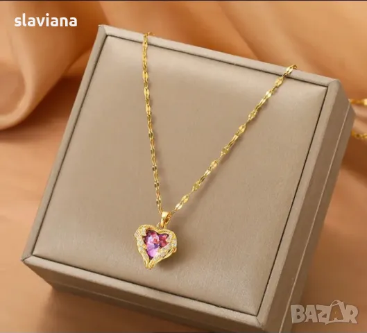 дамски колиета изработени от медицинско злато , снимка 6 - Колиета, медальони, синджири - 48355528