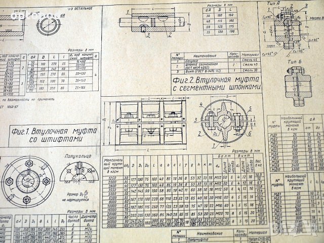Муфты для приводов-Атлас конструкций, Москва-1957г., снимка 4 - Специализирана литература - 34384843