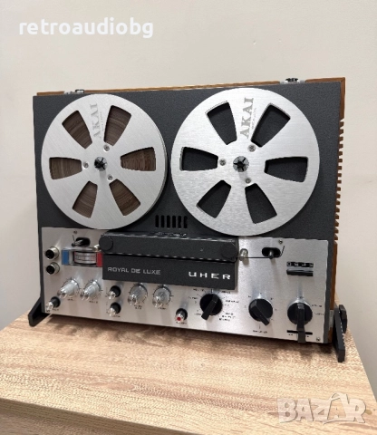 🔉Колекционерски ролков магнетофон UHER Royal de luxe 2944 с вграден усилвател и говорители - нов🔉