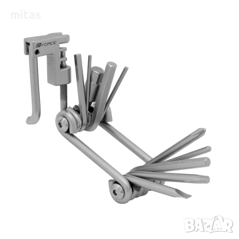 Многофункционален инструмент за велосипед FORCE ECO - 11 функции, снимка 2 - Аксесоари за велосипеди - 38820287