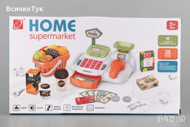 ✨Детски комплект касов апарат и аксесоари, снимка 4 - Други - 52770531