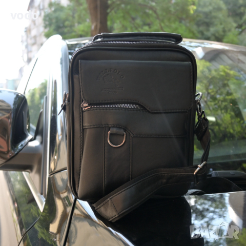 Мъжка чанта от естествена кожа Vodo, снимка 1