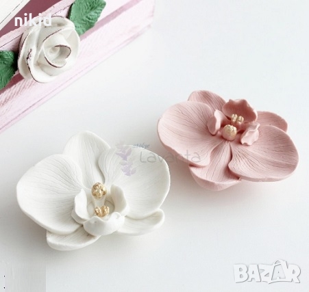 3D Орхидея Пеперуда гигант дълбок калъп силиконов молд форма фондан украса шоколад гипс сапун свещ, снимка 2 - Форми - 36094476