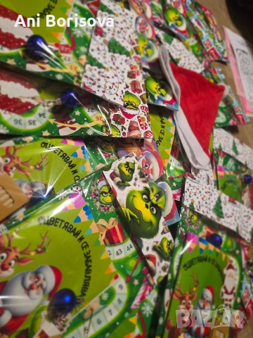 Коледен детски комплект – игра и оцветяване | 8 лв , снимка 3 - Рисуване и оцветяване - 52822053