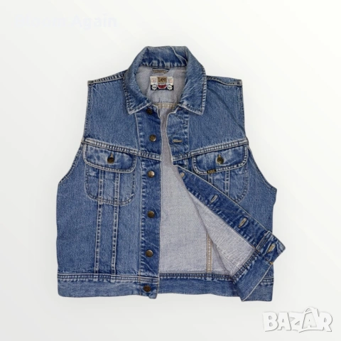 Дамски дънков елек LEE, снимка 3 - Елеци - 53056181