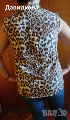 Дамска блуза с леопардов принт, снимка 2 - Други - 42414791