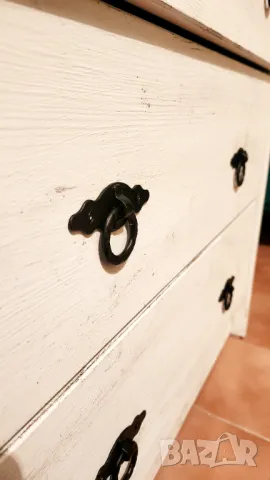 Дървен скрин Ikea Rast винтидж стил, снимка 6 - Скринове - 49228854