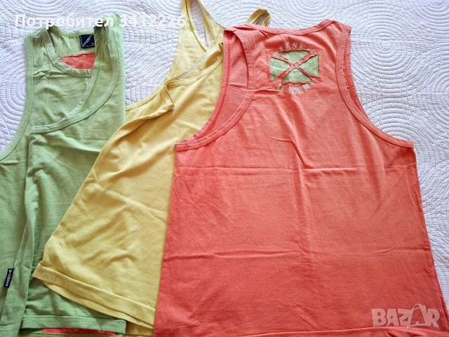 Мъжки потник / тениска 3 бр. L, снимка 2 - Тениски - 50656851