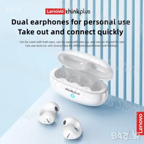 Lenovo XT83II TWS Спортни безжични Bluetooth HD слушалки Дизайн скоба за уши Сензорно управление, снимка 5 - Слушалки и портативни колонки - 47900128