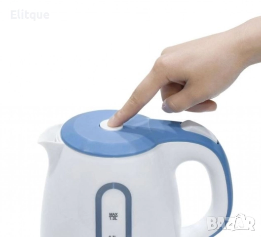Електрическа Кана – Пластмасов Корпус, 1L, 1200W, Безжична, LED Индикатор, снимка 7 - Кани - 52842372