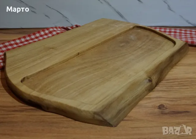 Комбинирана дъска-поднос от орех, снимка 1