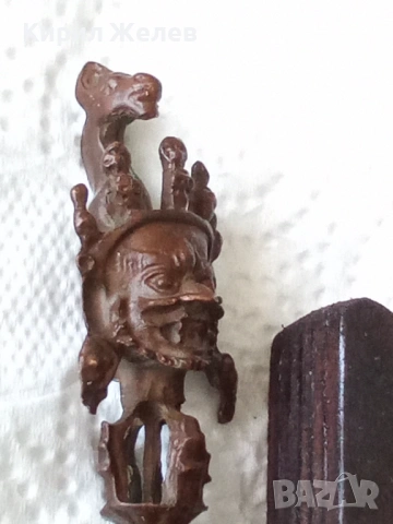 Бронзова кама от Камбоджа 54240, снимка 3 - Колекции - 53752705