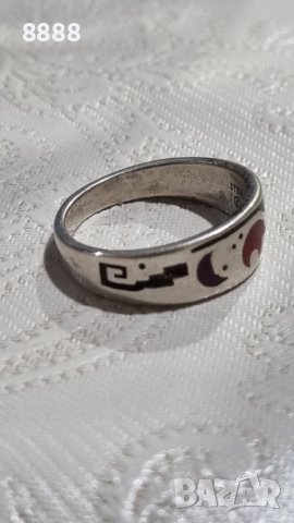 Винтидж сребърен пръстен , снимка 5 - Пръстени - 44500747